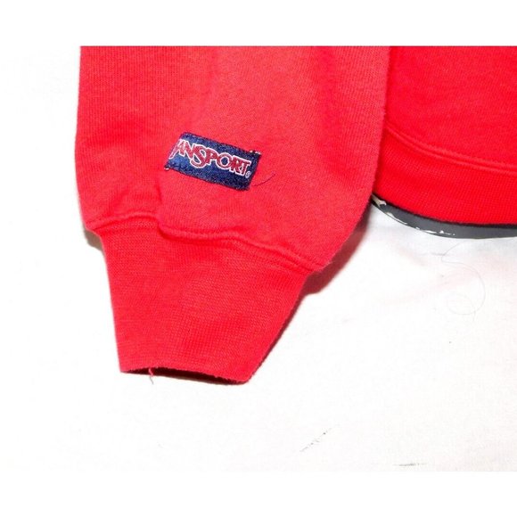 Spring Arbor University Michigan Red Mens S Spellout Hoodie Jansport - Picture 5 of 7